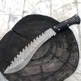 Handmade Damascus Tactical Kukri with Sheath