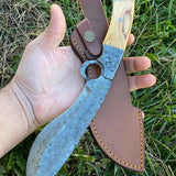Handmade Gurkha Military Kukri Knife Damascus 12"