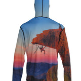 Hang Out Lightweight Mountain Graphic Hoodie
