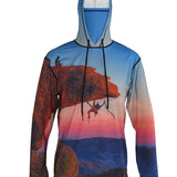 Hang Out Lightweight Mountain Graphic Hoodie