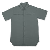 Short Sleeve Solid Lifestyle Button Down w/ REPEL-X