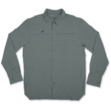 Long Sleeve Solid Lifestyle Button Down w/ REPEL-X