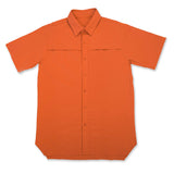 Short Sleeve Solid Lifestyle Button Down w/ REPEL-X