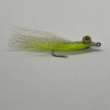 Clouser Minnow - Chartreuse/White