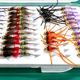 Euro Nymph Complete Box, 49 Flies