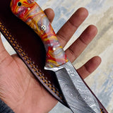 Damascus Skinner Knife