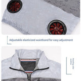 Liteguest LED Cooling Fan Jacket for Night Fishing & Camping