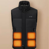 LITEGUEST 8-Zone Dual-Control Adjustable Waist Heated Vest for winter
