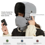 LITEGUEST Heated Trapper Hat – USB Rechargeable Winter Hat for Outdoor