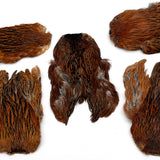 India Hen Neck feather patch (Moonlit)