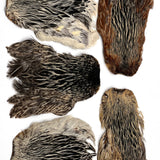 India Hen Neck feather patch (Moonlit)