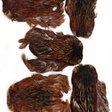 India Hen Neck feather patch (Moonlit)
