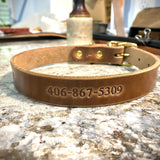 Full Leather Dog Collar