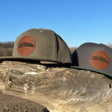Pike Trail Rawhide Leather Patch Hats