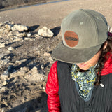 Pike Trail Rawhide Leather Patch Hats