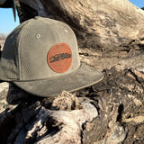Pike Trail Rawhide Leather Patch Hats
