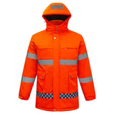 LITEGUEST USB Heated Reflective Waterproof Work Jacket For Winter
