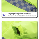 LITEGUEST USB Heated Reflective Waterproof Work Jacket For Winter