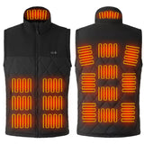 LITEGUEST 17-Zone Dual-Control Heated Vest for Daily Winter Warmth