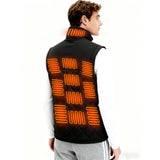 LITEGUEST 17-Zone Dual-Control Heated Vest for Daily Winter Warmth
