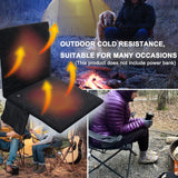 LITEGUEST Heated Outdoor Seat Cushion with Backrest – Warm for Camping