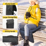 LITEGUEST USB Heated Stadium Seat Cushion – Warm Comfort on Bleachers