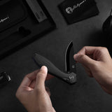 The Vector Folding Pocket Knife Giftset for Men and Women (Black)