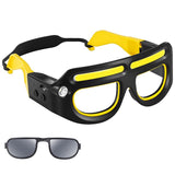 LITEGUEST Clip-On LED Cycling Glasses Light