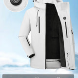 LITEGUEST Waterproof Heated Jacket 5-Zone USB-Powered for Outdoor