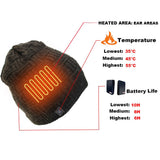 LITEGUEST Heated Thermal Hat – USB-Powered Winter Headgear