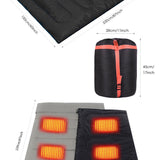 LITEGUEST Heated Double Sleeping Bag USB-Powered for Cold-Weather Camping
