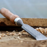 Premium Damascus Chisel for Wood Carving - 4x1 Inches Blade
