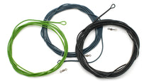 Interchangeable sink tip cable set: green, dark blue, and black lines with metal clips