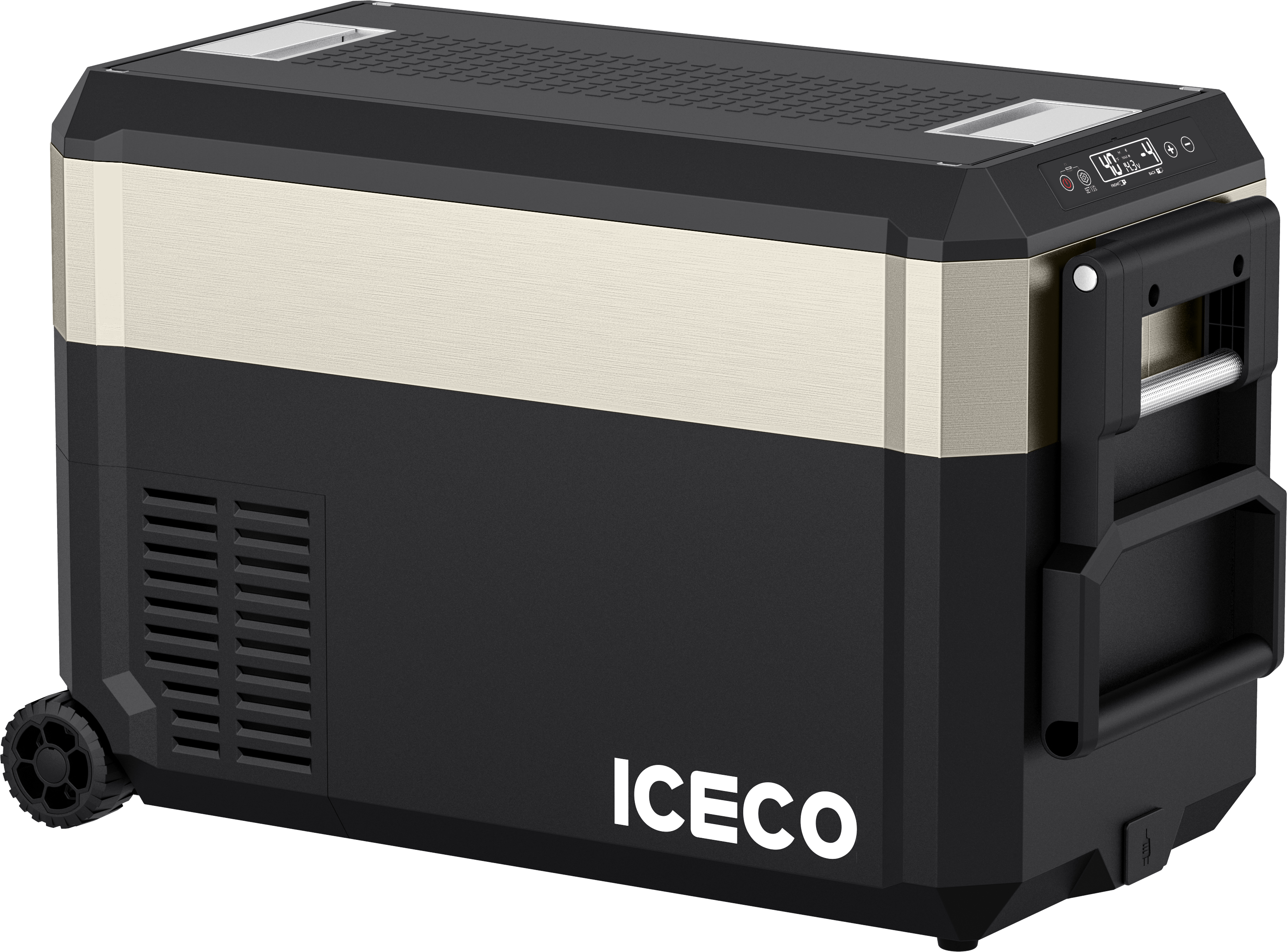 JP40 Pro Dual Zone Wheeled Portable Freezer | ICECO | 40 LT