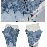 Jagged Edge 2 Mountain Print Patterned All Sport Leggings