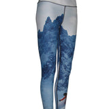Jagged Edge 2 Mountain Print Patterned All Sport Leggings