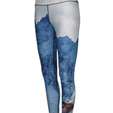 Jagged Edge 2 Mountain Print Patterned All Sport Leggings