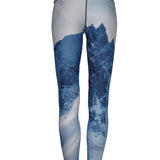 Jagged Edge 2 Mountain Print Patterned All Sport Leggings