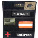 Jeep Grab Handle Velcro Flat Pocket