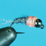 Jigged Grey Squirrel - Tungsten (Barbless)