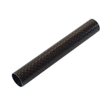 Brown carbon fiber reel seat insert tube sleeve, single piece