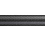 Dark gray carbon fiber reel seat insert sleeve with fine weave