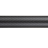 Dark gray carbon fiber reel seat insert sleeve with fine weave