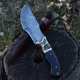 Knife from the Movie Hunted, Damascus Steel Tracker – Featherstrike