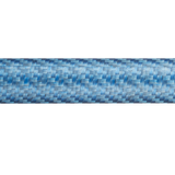 Blue carbon fiber reel seat insert sleeve with woven texture