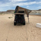 Stealth Hardshell Rooftop Tent – Aluminum – 3 Person – Black – Low-Profile Overland Tent