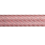 Pink carbon fiber reel seat insert sleeve with woven texture