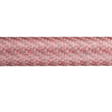 Pink carbon fiber reel seat insert sleeve with woven texture