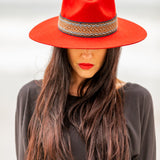 Red Western Hat