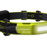 PRO 1000 LED Wide Beam Rechargeable Headlamp